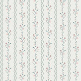 Blencow Stripe Wallpaper - Duck Egg - by Laura Ashley