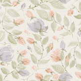 Orisia Peony Wallpaper - Pale Sage Green - by Laura Ashley. Click for more details and a description.