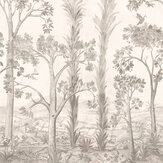 Tall Trees  Mural - Sepia - by G P & J Baker