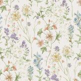Wild Meadow Wallpaper - Chalk Pink - by Laura Ashley. Click for more details and a description.