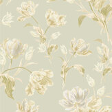 Gosford Wallpaper - Sasge Green - by Laura Ashley. Click for more details and a description.