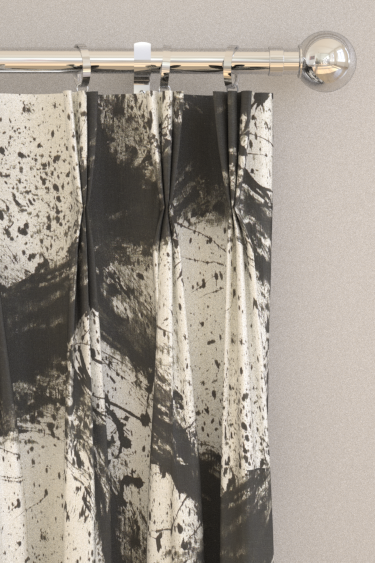 Enigmatic Curtains - Black Earth - by Harlequin. Click for more details and a description.