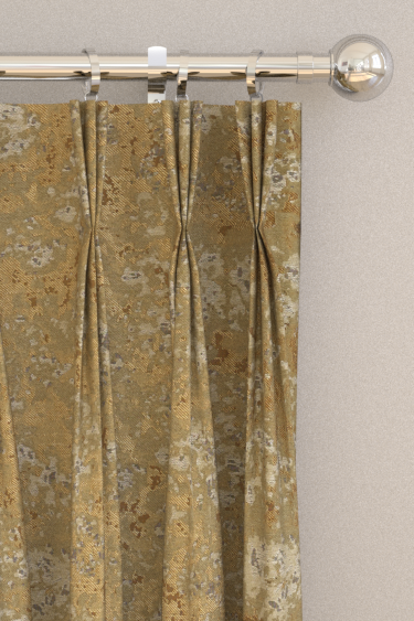 Aconite Curtains - Gold/Taupe - by Harlequin. Click for more details and a description.