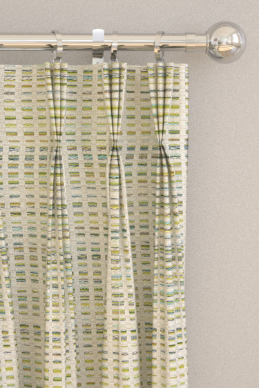Aria Curtains - Emerald/Grass - by Harlequin. Click for more details and a description.