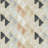 Vidi Velvet Fabric - Sky/Slate/Taupe - by Harlequin. Click for more details and a description.