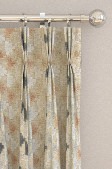 Vidi Velvet Curtains - Sky/Slate/Taupe - by Harlequin. Click for more details and a description.