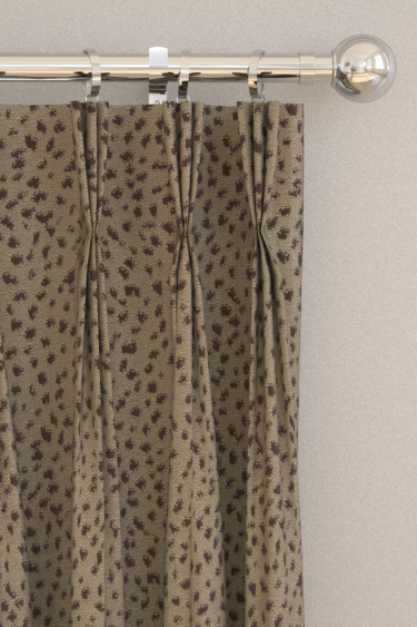 Fawn Velvet Curtains - Fossil - by Harlequin. Click for more details and a description.