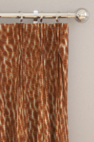Lacuna Velvet Curtains - Tiger - by Harlequin. Click for more details and a description.