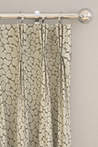 Lacuna Velvet Curtains - Chalk - by Harlequin. Click for more details and a description.