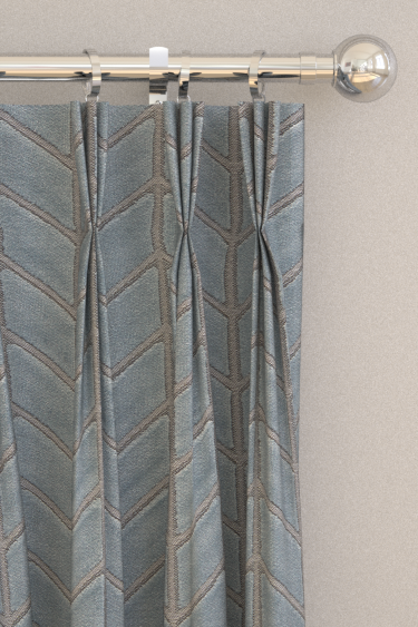 Perplex Velvet Curtains - Cornflower - by Harlequin. Click for more details and a description.