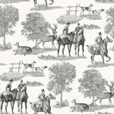 Studley Wallpaper - Charcoal - by Timothy Wilman Home. Click for more details and a description.