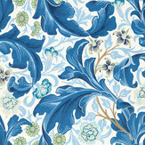 Leicester Wallpaper - Paradise Blue - by Morris. Click for more details and a description.
