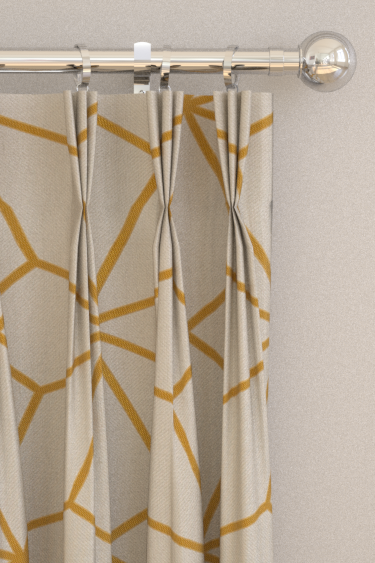 Axal Curtains - Ochre - by Harlequin. Click for more details and a description.