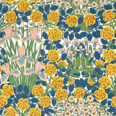Campanula Wallpaper - Autumn Garden - by Morris. Click for more details and a description.
