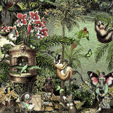 Jungle Life Wallpaper - Grass - by Brand McKenzie. Click for more details and a description.