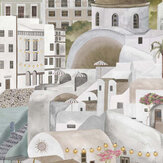The Mediterranean Wallpaper - Stone - by Brand McKenzie. Click for more details and a description.