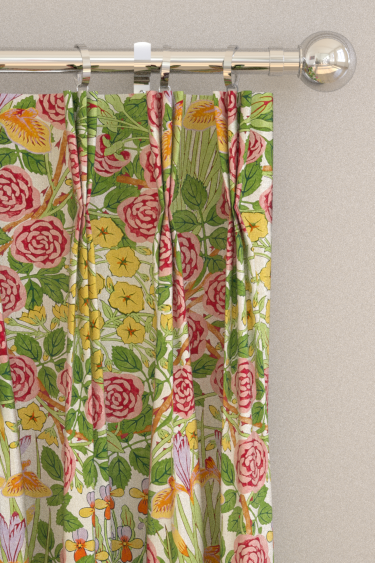 Campanula Curtains - Sunburst - by Morris. Click for more details and a description.