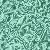 Yew & Aril Fabric - Teal - by Morris. Click for more details and a description.