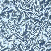 Yew & Aril Fabric - Indigo - by Morris. Click for more details and a description.