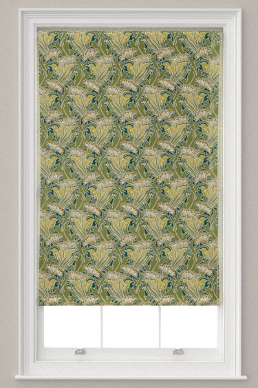 Laceflower Blind - Pistachio/Lichen - by Morris. Click for more details and a description.