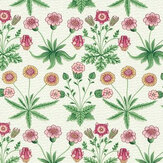 Daisy Fabric - Strawberry Fields - by Morris. Click for more details and a description.
