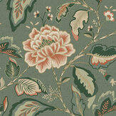 Maya Trail Wallpaper - Dark Green - by Albany. Click for more details and a description.