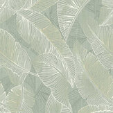 Anaya Leaf Wallpaper - Green - by Albany. Click for more details and a description.
