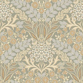 Arts Floral Wallpaper - Taupe - by Albany. Click for more details and a description.