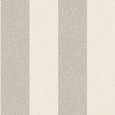 Woven Stripe Wallpaper - Grey - by Albany
