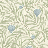 Pomegranate Wallpaper - Blue - by Albany. Click for more details and a description.