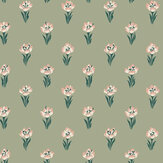 Betty Wallpaper - Green - by Sandberg. Click for more details and a description.