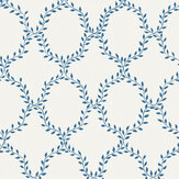 Wilma Wallpaper - Blue - by Sandberg. Click for more details and a description.