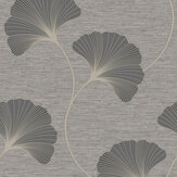 Miya Ginko Wallpaper - Grey - by Albany. Click for more details and a description.