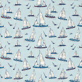 Sailing Yacht Fabric - Marine - by Studio G. Click for more details and a description.