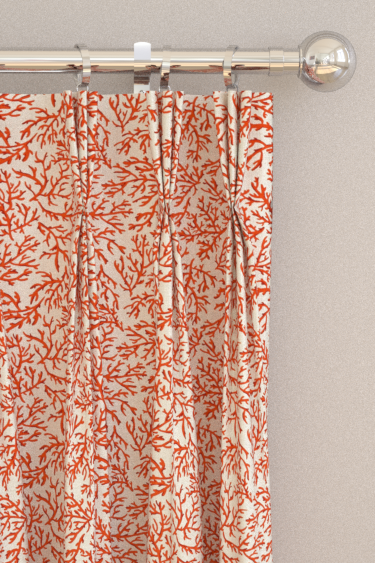 Seabed Curtains - Coral - by Studio G. Click for more details and a description.