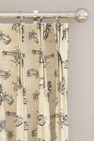 Shellfish Curtains - Charcoal - by Studio G. Click for more details and a description.