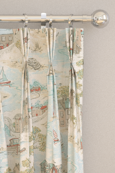 Waterfront Curtains - Mineral - by Studio G. Click for more details and a description.
