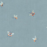 Butterflies Wallpaper - Misty Blue - by Sandberg. Click for more details and a description.