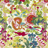 Shenlong Fabric - Pomegranate/Grounded/Incense - by Harlequin. Click for more details and a description.
