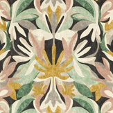 Melora Fabric - Blush/Eucalyptus/Sand - by Harlequin. Click for more details and a description.