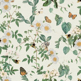 Bumblebee Trail Wallpaper - Cream - by Arthouse