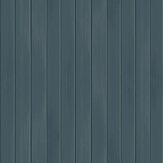 Flat Wooden Plank - Paste the Wall Wallpaper - Blue - by Arthouse