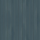 Flat Wooden Plank - Paste the Paper Wallpaper - Blue - by Arthouse