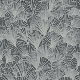 Ginkgo Wallpaper - Grey / Silver - by Arthouse
