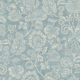 Heritage Trail Wallpaper - Blue - by Arthouse