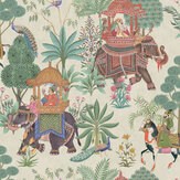 Emperor's Garden Wallpaper - Stone Multicoloured - by Esselle Home. Click for more details and a description.