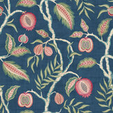 Fruits of Paradise Wallpaper - Navy - by Esselle Home. Click for more details and a description.