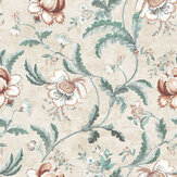 Tapestry Floral Wallpaper - Natural/Spice - by Esselle Home. Click for more details and a description.