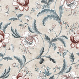 Tapestry Floral Wallpaper - Vermilion Blue - by Esselle Home. Click for more details and a description.
