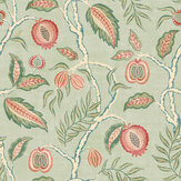 Fruits of Paradise Wallpaper - Soft Green - by Esselle Home. Click for more details and a description.